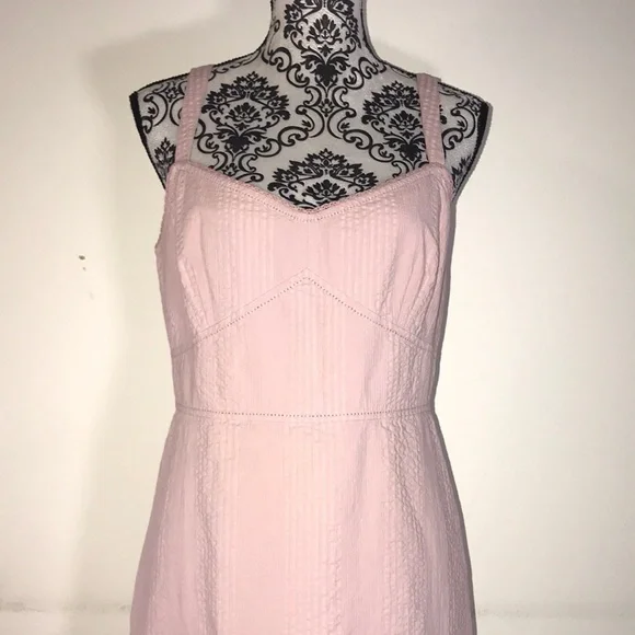 J. Crew Pink Sleeveless Maxi Dress Size 10 - Picture 2 of 9